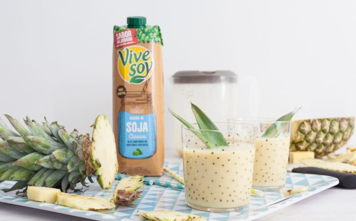 Batido de Piña y Vivesoy