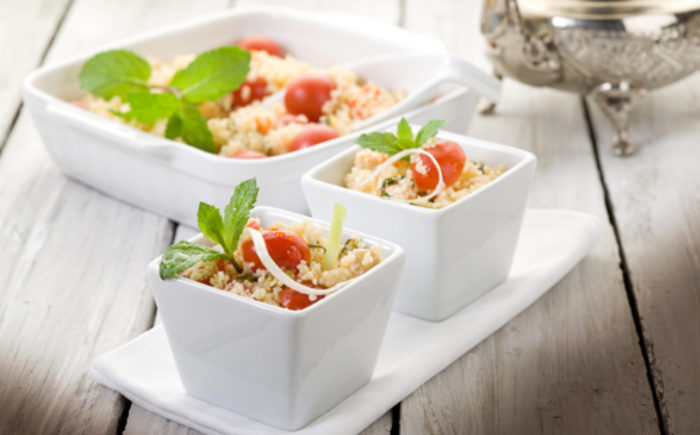 Ensalada Vivesoy de Cous Cous con frutas