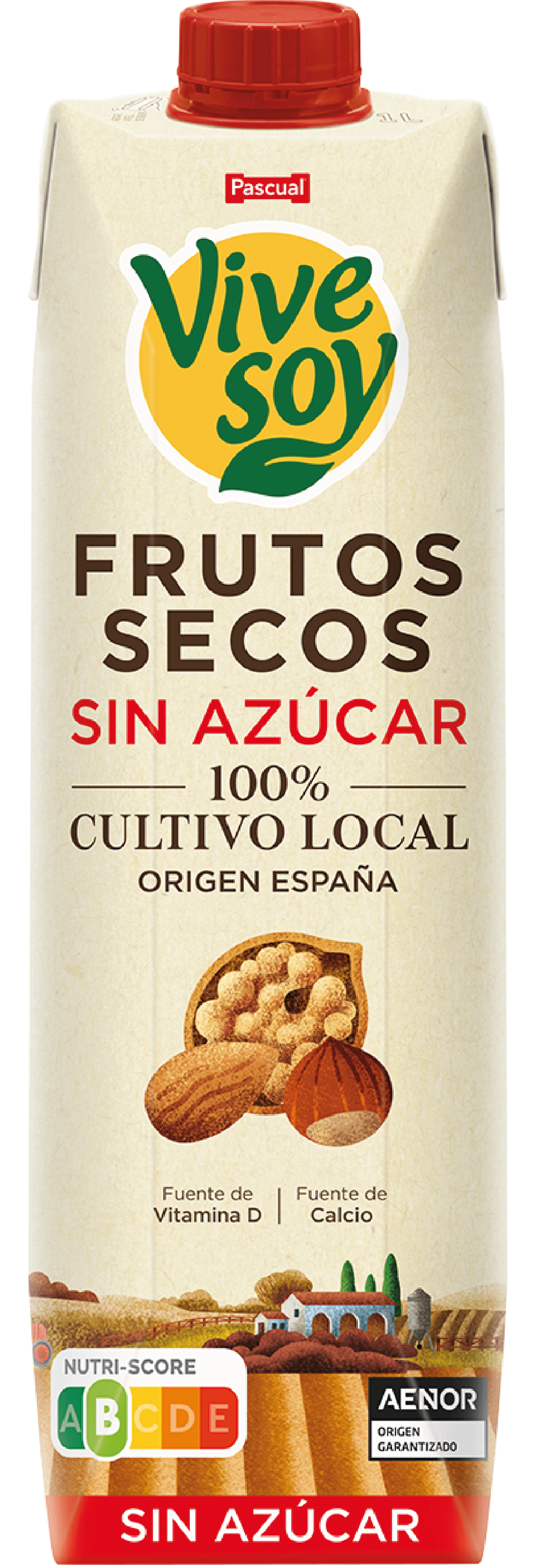 Bebida de Frutos Secos Sin Azúcar 100% Cultivo Local - Vivesoy