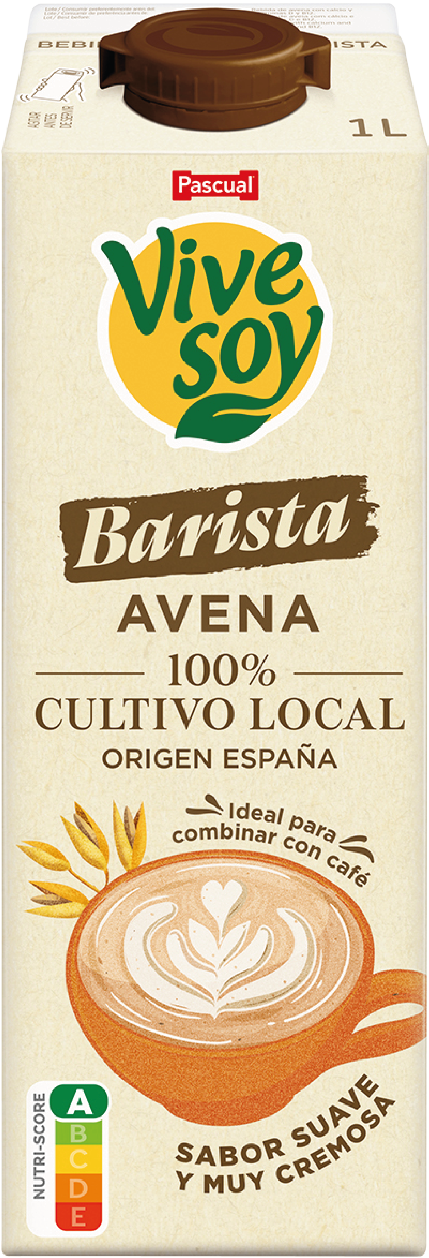 VIVESOY AVENA BARISTA 1L C6 - Forpas Gastronomia, distribuidores