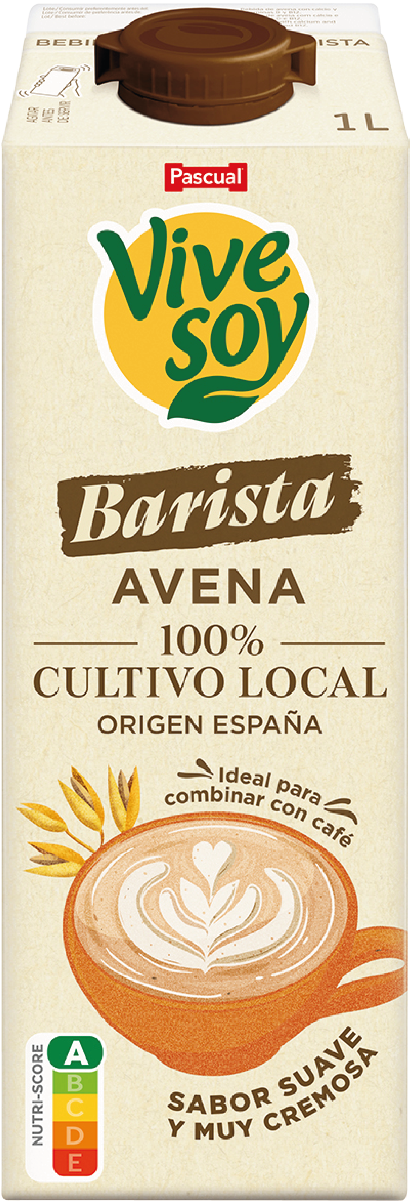 Bebida de Avena Barista 100% Cultivo Local - Vivesoy