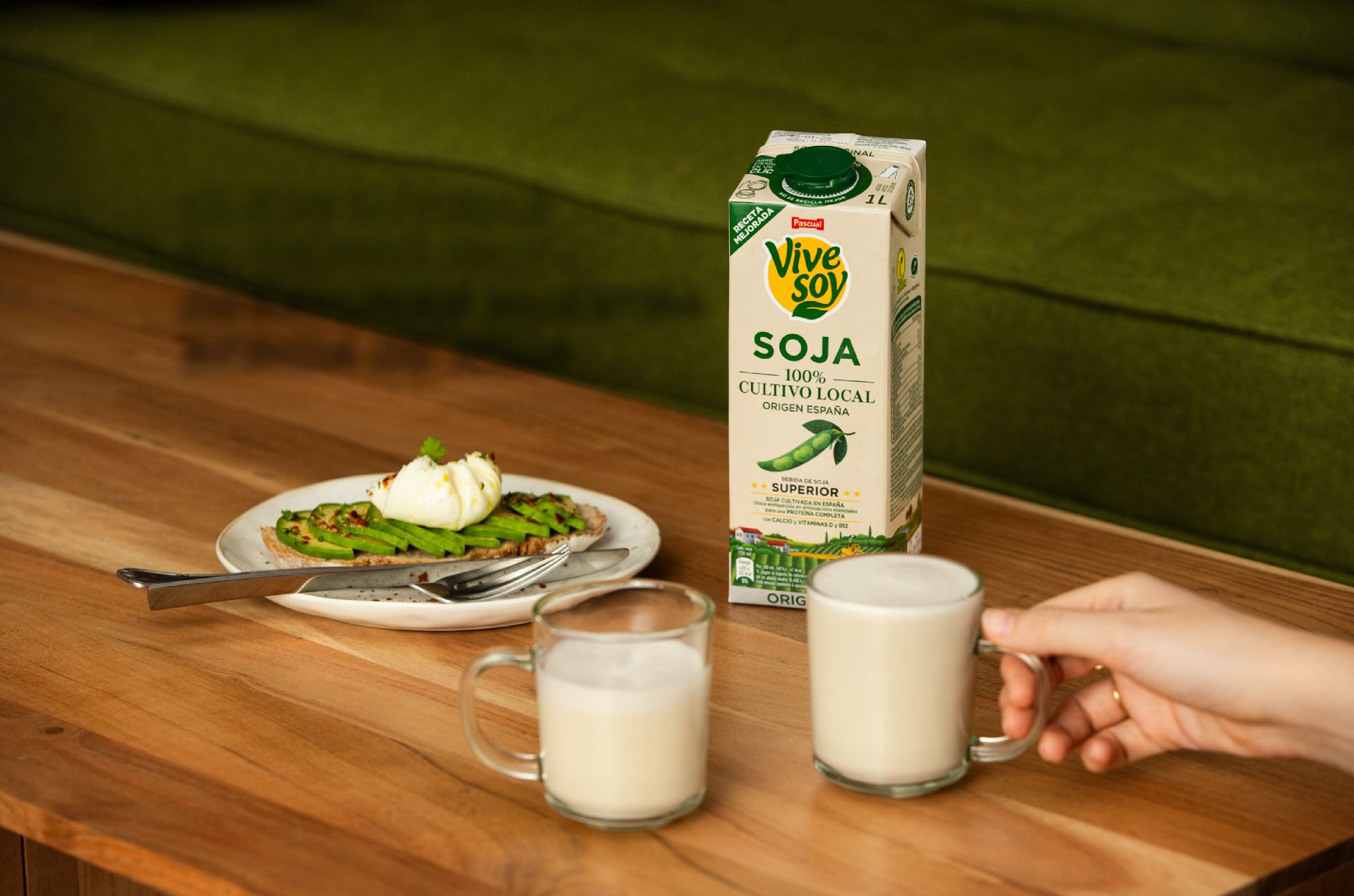 Los beneficios de las bebidas de soja